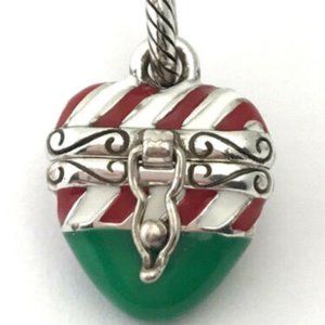 Brighton Candy Cane Heart Charm J98322, New